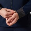 Mikina na zip s kapucí Helly Hansen TECH HOODED MIDLAYER - NAVY 5/8