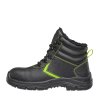 Kotníková obuv Bennon BASIC O2 Winter High - ČERNÁ/ZELENÁ 3/9