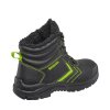 Kotníková obuv Bennon BASIC O2 Winter High - ČERNÁ/ZELENÁ 7/9