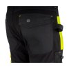 Reflexní kalhoty Bennon EREBOS class 1 HI-VIS - ČERNÁ/ŽLUTÁ 7/11