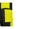 Reflexní kalhoty Bennon EREBOS class 1 HI-VIS - ČERNÁ/ŽLUTÁ 9/11
