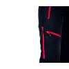 Softshellové kalhoty Bennon FORCE black/red 6/7