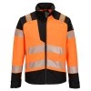 Reflexní softshellová bunda Portwest PW3 Modaflame Softshell Hi-Vis Multi-Norm FR - ORANŽOVÁ/ČERNÁ 1/2