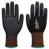 Polomáčené bezešvé rukavice Portwest GP Grip 15 A370 - ČERNÁ 1/2
