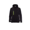 Dámská ergonomická bunda s kapucí Payper TRIP LADY - ČERNÁ/ČERNÁ-ŽLUTÁ FLUO 1/1