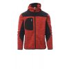 Ergonomická bunda s kapucí Payper TRIP - ČERVENÁ/ČERNÁ-FLUO ŽLUTÁ