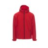 Softshellová bunda s kapucí Payper GALE - ČERVENÁ 1/1