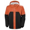 Nepromokavá bunda Helly Hansen STORM - TMAVĚ ORANŽOVÁ/ČERNÁ 1/1