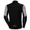 Funkční tričko s dlouhým rukávem a se zipem ke krku Helly Hansen LIFA MERINO - ŠEDÁ MELANGE/ČERNÁ 2/2