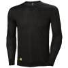 Funkční tričko s dlouhým rukávem Helly Hansen HH LIFA CREWNECK - ČERNÁ 1/3