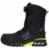 Zimní kotníková obuv Helly Hansen MAGNI EVOLUTION WINTER TALL BOA S7S HT - ČERNÁ/TMAVÁ LIMETKA 3/5