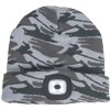 Čepice s LED lampou Červa DEEL - ŠEDÁ CAMOUFLAGE 2/3