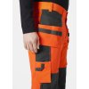 Reflexní strečové kalhoty Helly Hansen ALNA 4X CONSTRUCTION CLASS 2 - ORANŽOVÁ/ŠEDÁ EBONY 5/8