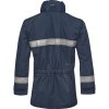 Reflexní nehořlavá bunda s kapucí Sioen HASNON - NAVY 2/3