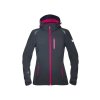 Dámská softshellová bunda s kapucí ARDON FLORET - ČERNÁ/RŮŽOVÁ 2/2
