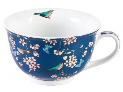 Nessie - porcelánový jumbo hrnek 0,45 l, modrý