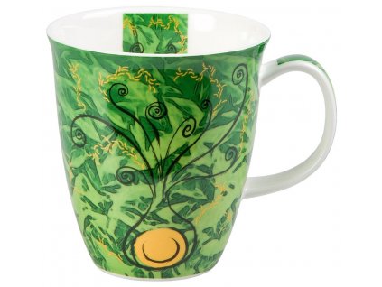 Four Elements Země - Fine Bone China porcelánový hrnek 0,4 l, zelený