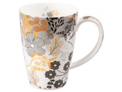 Astrid - Fine Bone China porcelánový hrnek 0,6 l, květiny