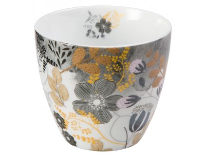 Astrid - Fine Bone China porcelánový hrnek bez ucha, 0,3 l, květiny