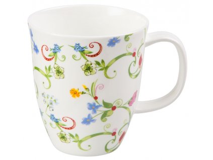 Fleurette - Fine Bone China porcelánový hrnek 0,35 l, květiny