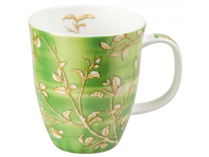 Yasmin - Fine Bone China porcelánový hrnek 0,35 l, zelený