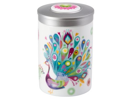 Paula - Fine Bone China porcelánová dóza 100 g, páv