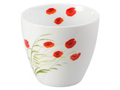 Caprice - Fine Bone China porcelánový hrnek bez ucha, 0,3 l, vlčí mák