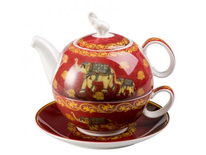 Nelson - Tea for one, Fine Bone China, čajová porcelánová souprava 0,25l /0,5 l, slon
