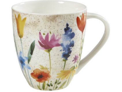 Bloom - porcelánový hrnek 0,5 l, Aquarelle, květiny