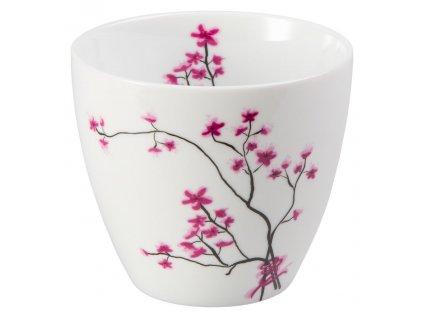 Cherry Blossom - Fine Bone China porcelánový hrnek bez ucha, 0,3 l, třešeň