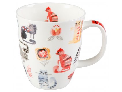 Kira - Fine Bone China porcelánový hrnek 0,4 l, kočka