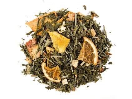 Papája s pomerančem - aromatizovaný sypaný zelený čaj 80 g