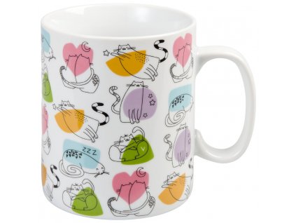 Malie - porcelánový hrnek 0,75 l, kočka