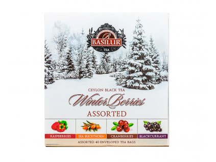 Winter Berries Assorted - mix černých aromatizovaných porcovaných čajů 40 n.s.