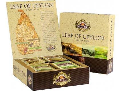 Leaf of Ceylon Assorted - kolekce černých a zelených porcovaných čajů 20 n.s.