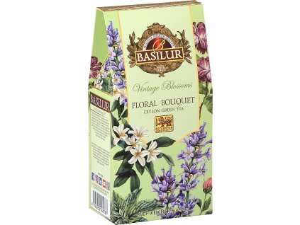 Vintage Blossoms Floral Bouquet - zelený aromatizovaný sypaný čaj 75 g