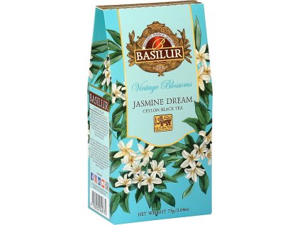 Vintage Blossoms Jasmine Dream - černý aromatizovaný sypaný čaj 75 g