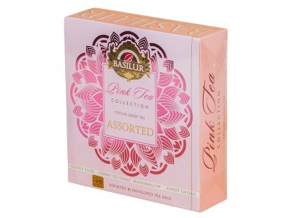 Pink Tea Assorted - kolekce zelených aromatizovaných čajů 40 n.s.