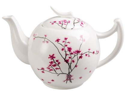 Cherry Blossom - Fine Bone China porcelánová čajová konvice 1 l, třešeň