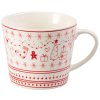 Julefest - Fine Bone China porcelánový hrnek 0,4 l, vánoční