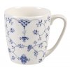 Finlandia - Fine China, porcelánový hrnek 0, l, modrý, bílý, květiny