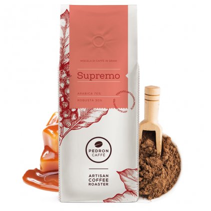 Zrnková káva Pedron Caffè SUPREMO 1 Kg