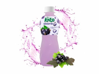 Kato Blackcurrant Juice With Nata de Coco Jelly 320ml THA