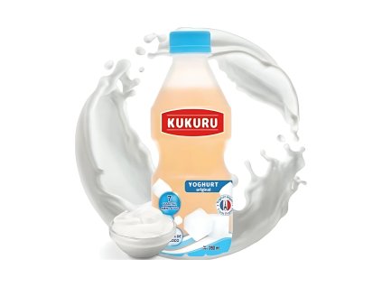 Kukuru Original Yoghurt Nata De Coco 280ml THA