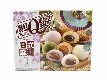 Q Brand Mochi Japan Mix Carton 12x600g TWN