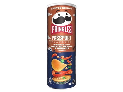 Pringles Morroccan Style Roasted Pepper & Hummus 165g EU