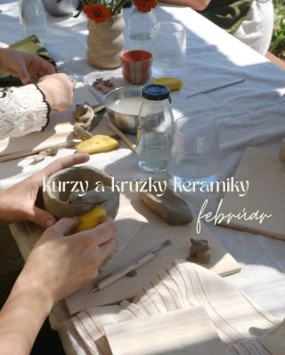 This is your sign to try a pottery class with us ✨ všetky termíny kurzov na február nájdeš v našom rezervačnom systéme🌸...