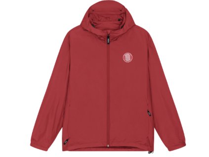 bunda červená šusťák