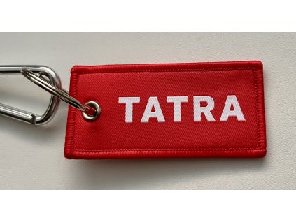 Látková klíčenka TATRA auta červená malá (9100794000)