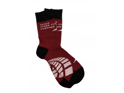 Ponožky pánské - červené TATRA TAKES YOU FURTHER / Mens Socks red